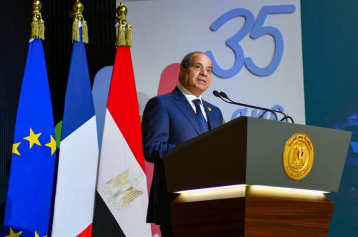 City of Scientific Research and Technological Applications Participates in the Inauguration of the New Campus of Senghor University in the Presence of the Egyptian and French Presidents